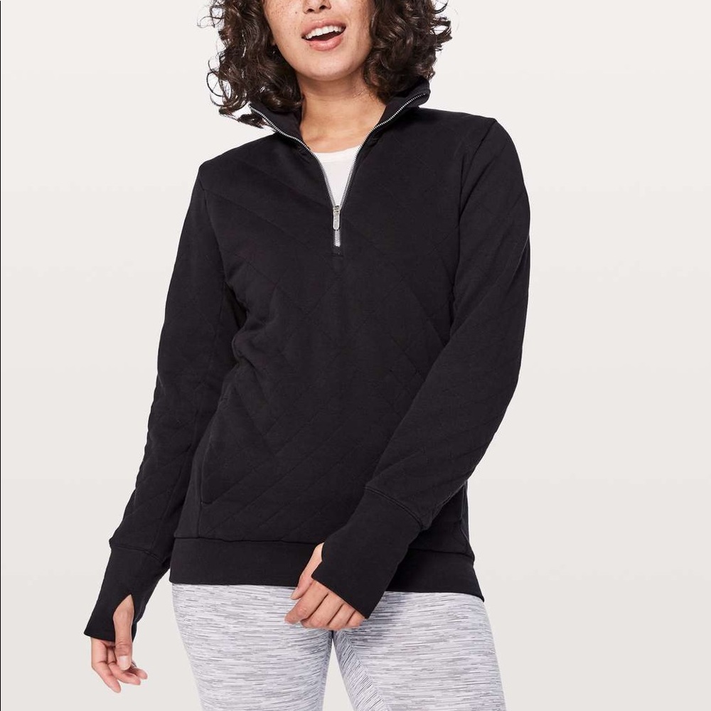 lululemon Forever Warm Pullover, Black, Women’s Size 2